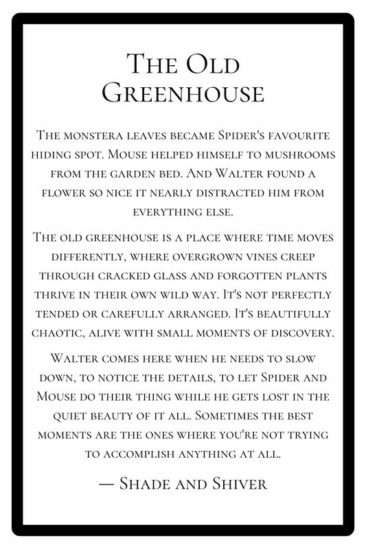 "The Old Greenhouse" Print