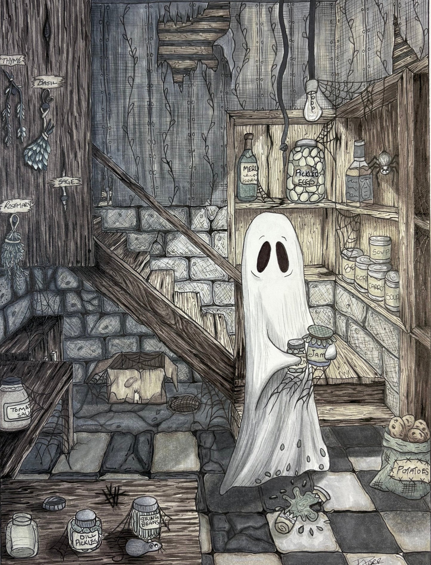 "The Cellar" Print