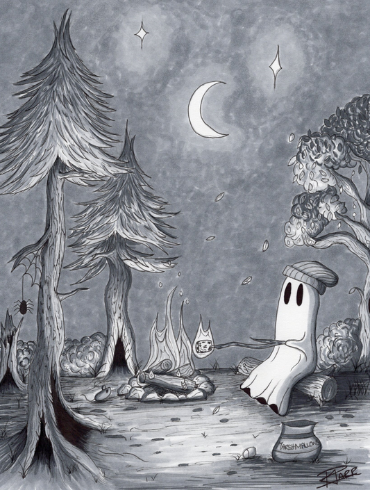"Marshmallows at Midnight" Print