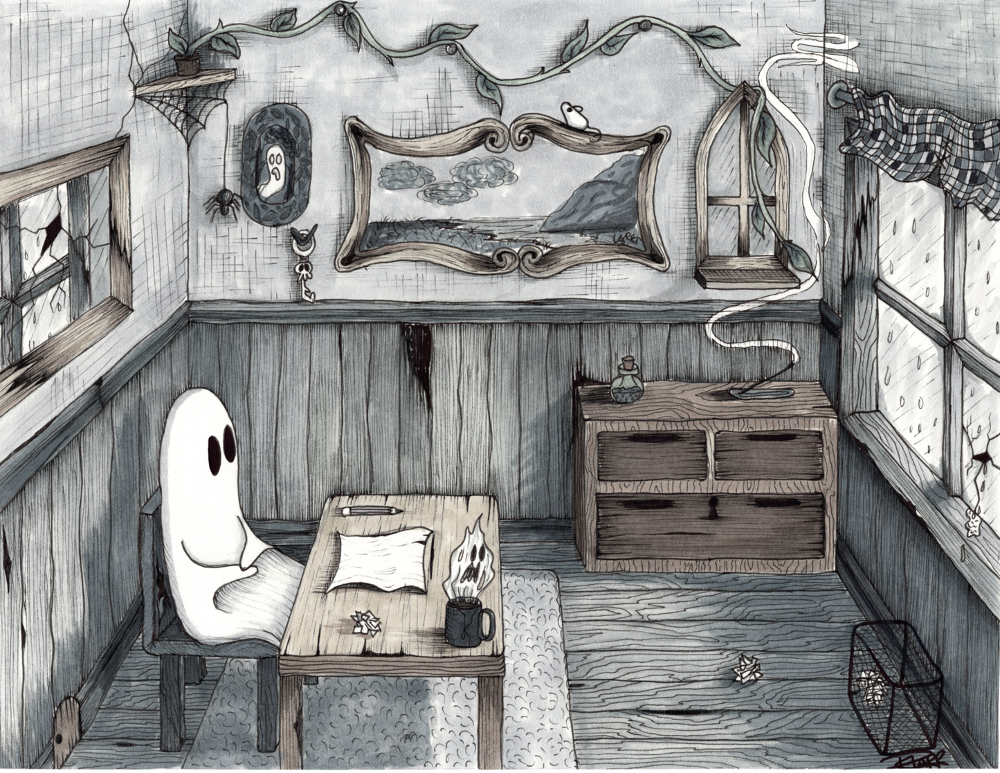 "The Empty Page" Print