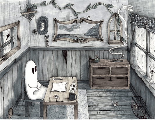 "The Empty Page" Print